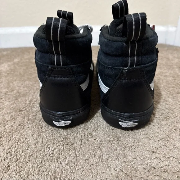 VANS Sk8-Hi MTE- Shoes - High Top Black Glitter Suede Men’s 8.5 Women’s 10 - Picture 11 of 12